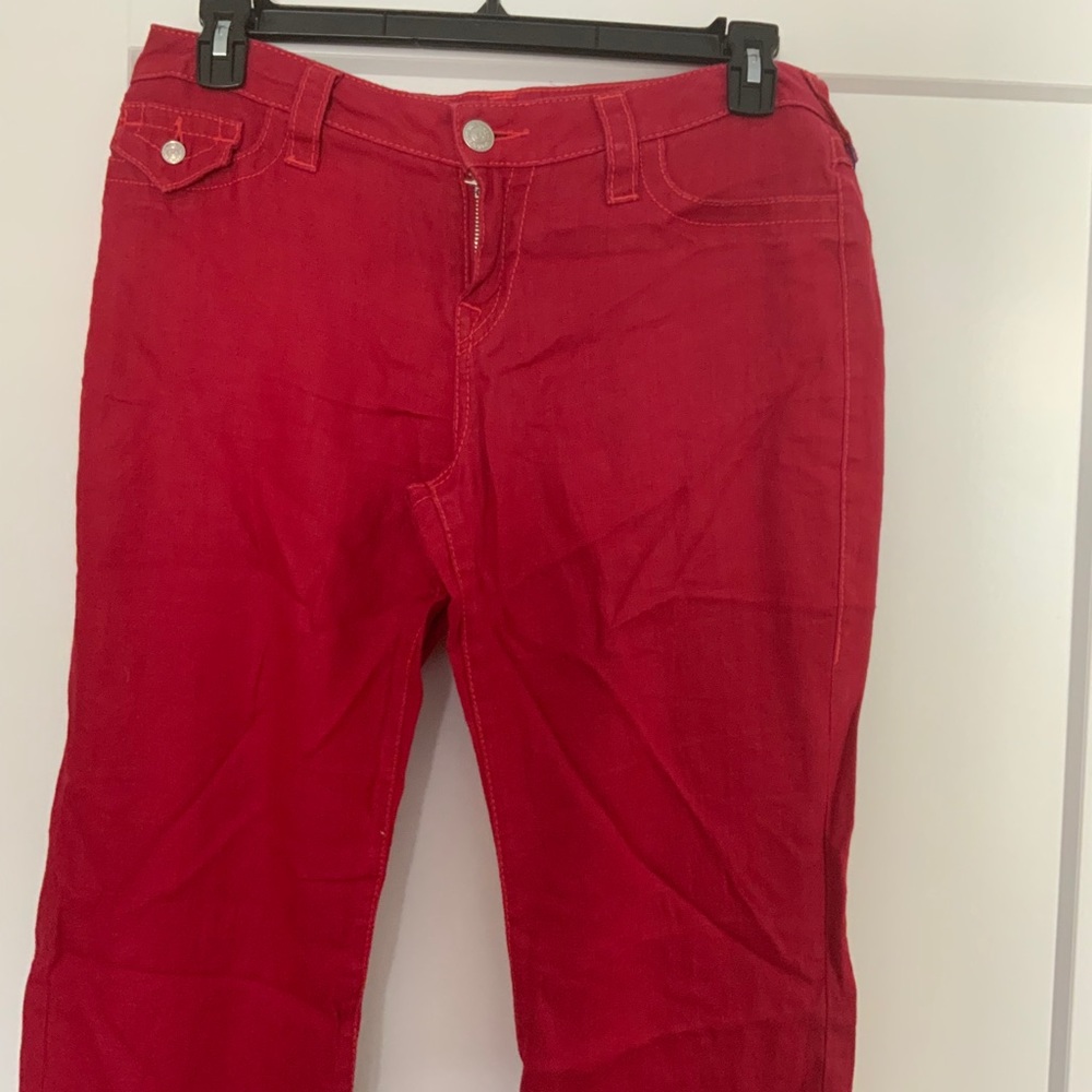 True Religion linen pants